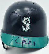 John Olerud Autographed Seattle Mariners Blue Mini Helmet Beckett BAS QR #BS30448