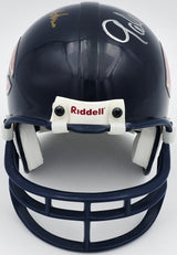 Dick Butkus & Gale Sayers Autographed Chicago Bears Blue Mini Helmet Beckett BAS #AE16659