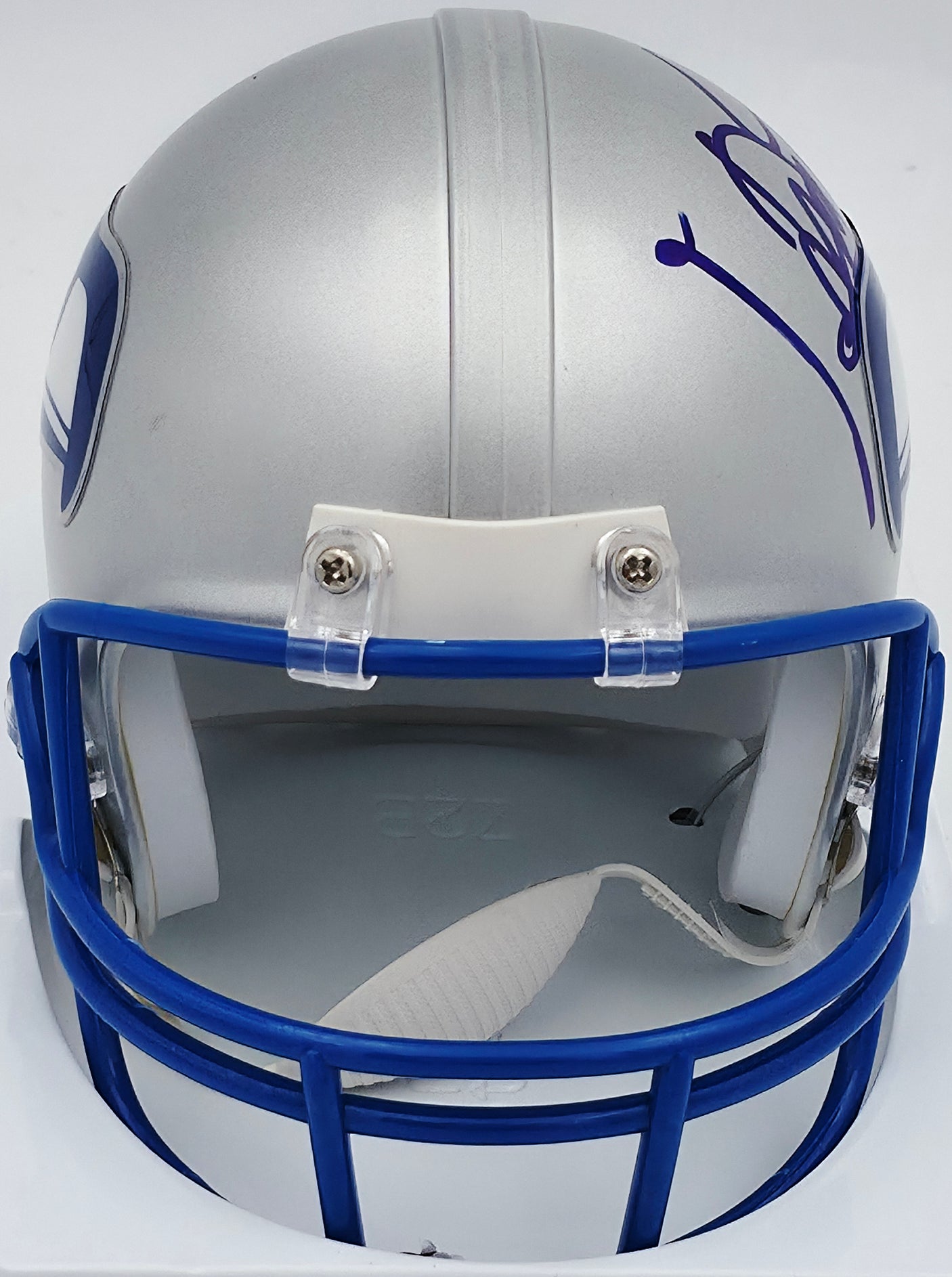 Kenny Easley Autographed Seattle Seahawks Throwback Silver Mini Helmet Beckett BAS QR #BS30071