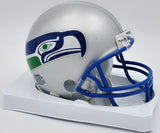 Kenny Easley Autographed Seattle Seahawks Throwback Silver Mini Helmet Beckett BAS QR #BS30071