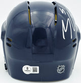 Shane Wright Autographed Seattle Kraken Blue Mini Helmet Beckett BAS QR #BS30084
