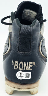 Jay Buhner Autographed Game Used Black & Grey Nike Cleat Seattle Mariners #300 Hit Home Run Size 13 Beckett BAS QR #BS30339