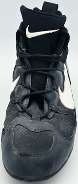 Randy Johnson Autographed Game Used Black Nike Cleat Seattle Mariners "#51" Big Unit Logo Size 13 Beckett BAS QR #BS30296