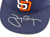 Tony Gwynn Autographed Blue Fleer New Era Hat San Diego Padres Beckett BAS QR #BS30299