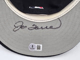 Joe Torre Autographed Navy Blue New Era 7 3/8 Hat New York Yankees Beckett BAS QR #BS30301