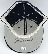 Joe Torre Autographed Navy Blue New Era 7 3/8 Hat New York Yankees Beckett BAS QR #BS30301