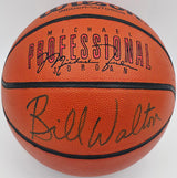 Bill Walton Autographed Wilson Michael Jordan Logo Basketball UCLA Beckett BAS QR #BS30095