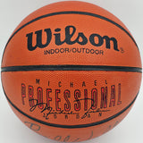 Bill Walton Autographed Wilson Michael Jordan Logo Basketball UCLA Beckett BAS QR #BS30095