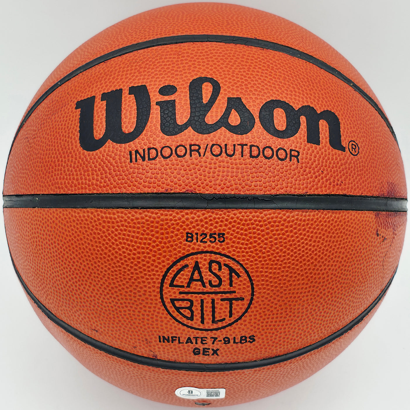 Bill Walton Autographed Wilson Michael Jordan Logo Basketball UCLA Beckett BAS QR #BS30095