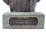 Willie Mays Autographed Bronze Bust Statue San Francisco Giants Artist E. Kean Beckett BAS #AE16664