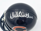 Dick Butkus Autographed Chicago Bears Navy Blue Mini Helmet Beckett BAS QR #BS30077