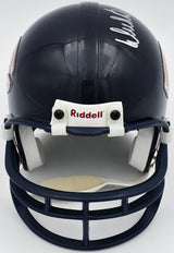 Dick Butkus Autographed Chicago Bears Navy Blue Mini Helmet Beckett BAS QR #BS30077