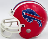 Thurman Thomas Autographed Buffalo Bills Red Mini Helmet Beckett BAS QR #BS30075