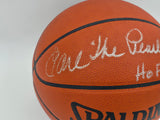 Earl The Pearl Monroe Autographed Spalding NBA Game Ball Basketball New York Knicks "HOF 1989" Beckett BAS QR #BS30425