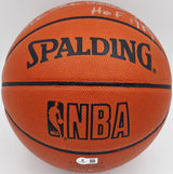 Earl The Pearl Monroe Autographed Spalding NBA Game Ball Basketball New York Knicks "HOF 1989" Beckett BAS QR #BS30425