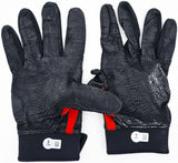 Gunnar Henderson Autographed Game Used Rookie Black & Orange Under Armour Batting Gloves Baltimore Orioles "AL ROY 23 Game Used" Beckett BAS Witness #1W492697 & 1W492698