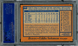 Eddie Solomon Autographed 1978 Topps Card #598 Atlanta Braves PSA/DNA #83308844