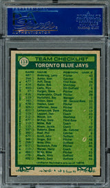 Blue Jays Coaches Autographed 1977 Topps Card #113 Toronto Blue Jays Signed By All 5 PSA/DNA #83300197