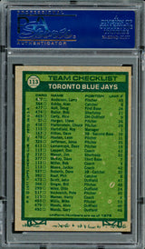 Blue Jays Coaches Autographed 1977 Topps Card #113 Toronto Blue Jays Signed By All 5 PSA/DNA #83300199
