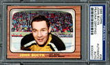 Johnny Bucyk Autographed 1966-67 Topps Card #39 Boston Bruins PSA/DNA #83300271