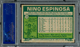 Nino Espinosa Autographed 1977 Topps Card #376 New York Mets PSA/DNA #83306574