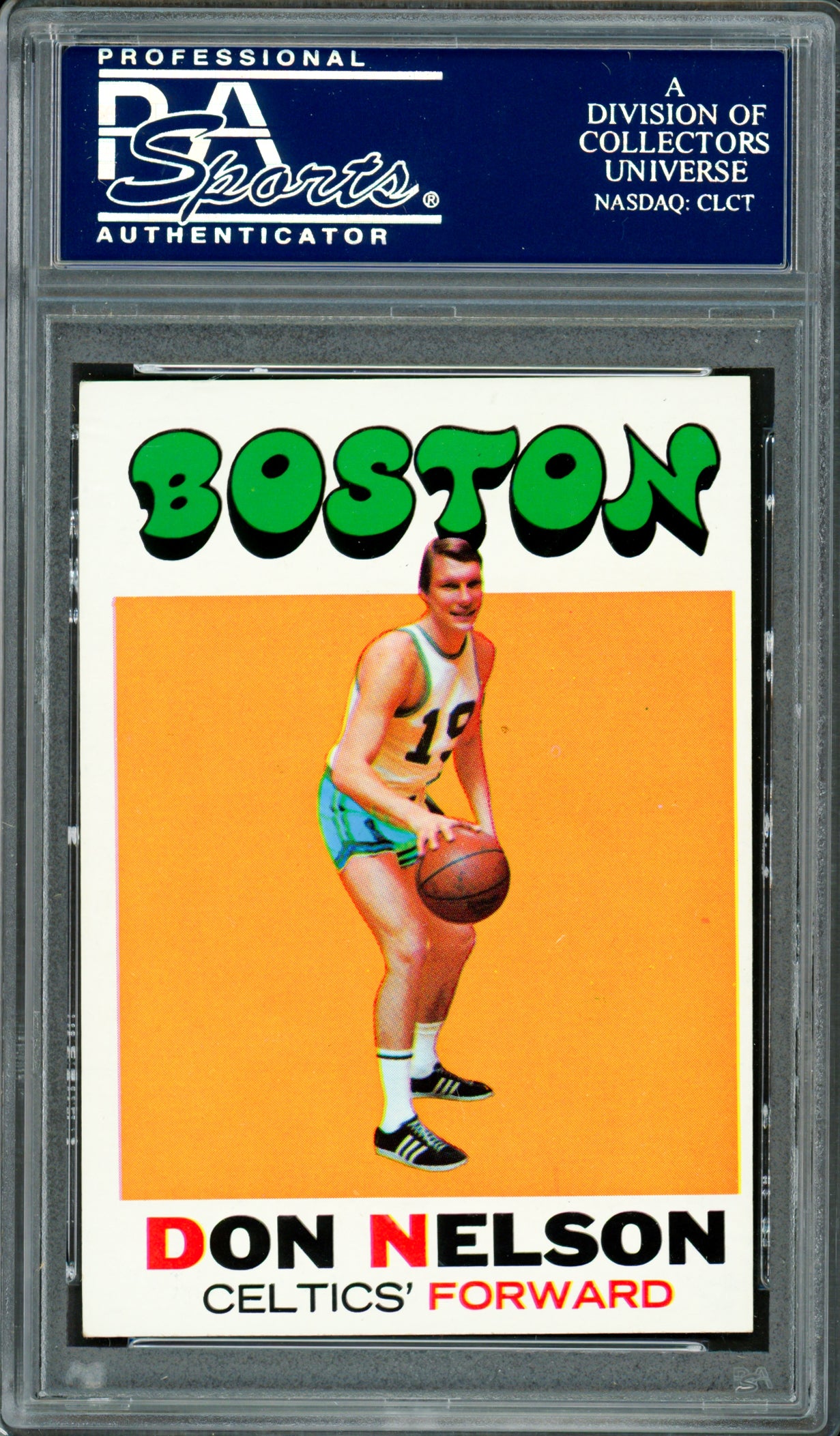 Don Nelson Autographed 1971-72 Topps Card #114 Boston Celtics (Signed On Back) PSA/DNA #83717773