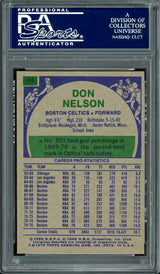 Don Nelson Autographed 1975-76 Topps Card #44 Boston Celtics PSA/DNA #83717783