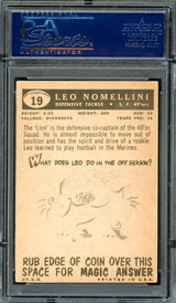 Leo Nomellini Autographed 1959 Topps Card #19 San Francisco 49ers PSA/DNA #83313493