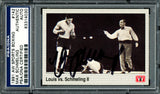 Max Schmeling Autographed 1991 AW Sports Card #142 PSA/DNA #83314030