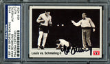 Max Schmeling Autographed 1991 AW Sports Card #142 PSA/DNA #83314031