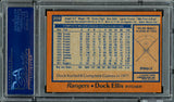 Dock Ellis Autographed 1978 Topps Card #209 Texas Rangers PSA/DNA #83318241