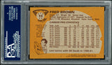 Downtown Fred Brown Autographed 1981-82 Topps Card #43 Seattle Supersonics PSA/DNA #83921046
