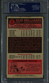 Gus Williams Autographed 1976-77 Topps Rookie Card #69 Golden State Warriors PSA/DNA #83921890