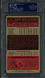 Gus Williams Autographed 1976-77 Topps Rookie Card #69 Golden State Warriors PSA/DNA #83921891