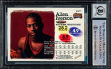 Allen Iverson Autographed 1997-98 Hoops Card #287 Philadelphia 76ers Auto Grade Gem Mint 10 Beckett BAS Witnessed #16561824