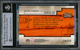 Allen Iverson Autographed 2002-03 Flair Court Kings Card #9 Philadelphia 76ers Beckett BAS Witnessed #16562828
