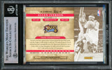 Allen Iverson Autographed 2012-13 Panini Gold Standard Card #222 Philadelphia 76ers #296/349 Beckett BAS Witnessed #16563115