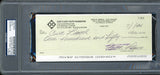 Curt Flood Autographed 3.5x9 Check St. Louis Cardinals Dual Signed PSA/DNA #83933921