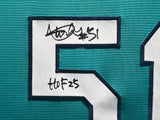 Seattle Mariners Ichiro Suzuki Autographed Framed Teal Nike Jersey IS Holo & "HOF 25" Beckett BAS Witness Stock #249473