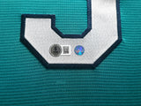 Seattle Mariners Ichiro Suzuki Autographed Framed Teal Nike Jersey IS Holo & "HOF 25" Beckett BAS Witness Stock #249473