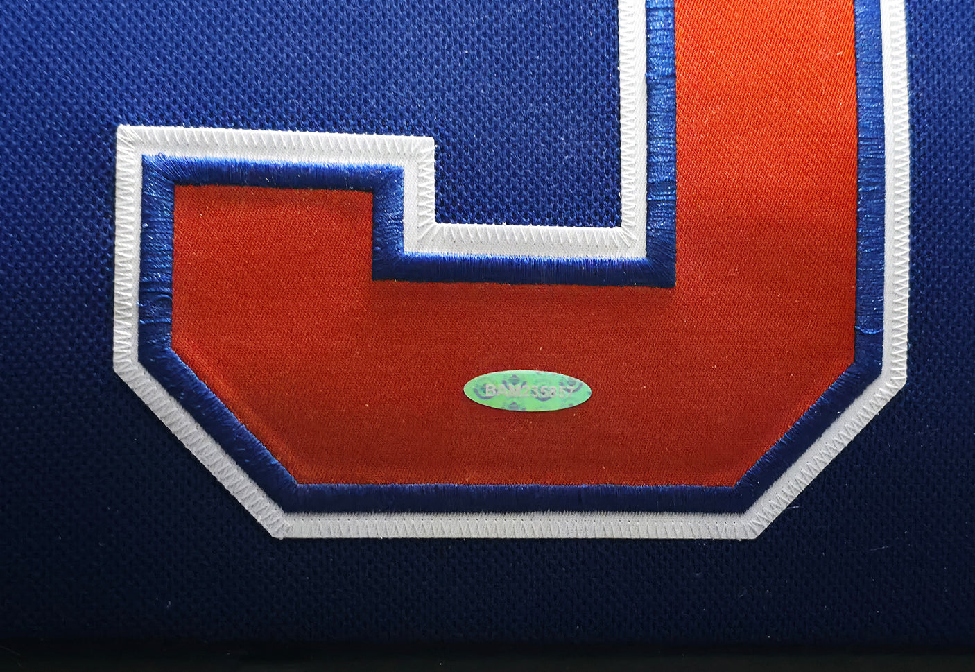 Edmonton Oilers Connor McDavid Autographed Framed Blue Authentic Adidas Jersey UDA Holo Stock #249482