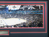 Unsigned Framed 12x36 Panoramic Photo Seattle Kraken 'Inaugural Game at Climate Pledge' Stock #249477