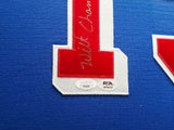 Philadelphia Warriors Wilt Chamberlain Autographed Framed Blue 1961-62 Mitchell & Ness Jersey JSA & PSA/DNA #AP30127