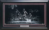 Michael Jordan Autographed Framed 18x36 'We Have Lift Off' Photo Chicago Bulls #1/123 UDA Holo #BAM86280