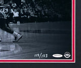 Michael Jordan Autographed Framed 18x36 'We Have Lift Off' Photo Chicago Bulls #112/123 UDA Holo #BAM142310