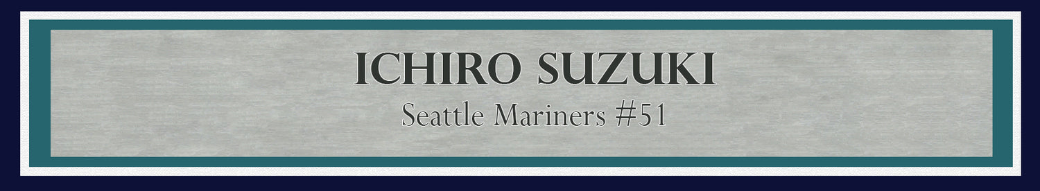 Ichiro Suzuki Autographed Framed 8x10 Photo Seattle Mariners IS Holo Stock #209389