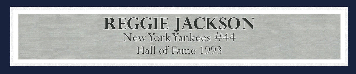 Reggie Jackson Autographed Framed 8x10 Photo New York Yankees Beckett BAS Stock #209425