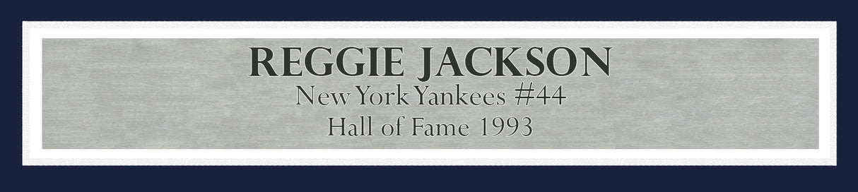 Reggie Jackson Autographed Framed 8x10 Photo New York Yankees Beckett BAS Stock #209427