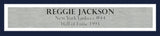 Reggie Jackson Autographed Framed 8x10 Photo New York Yankees Beckett BAS Stock #209427