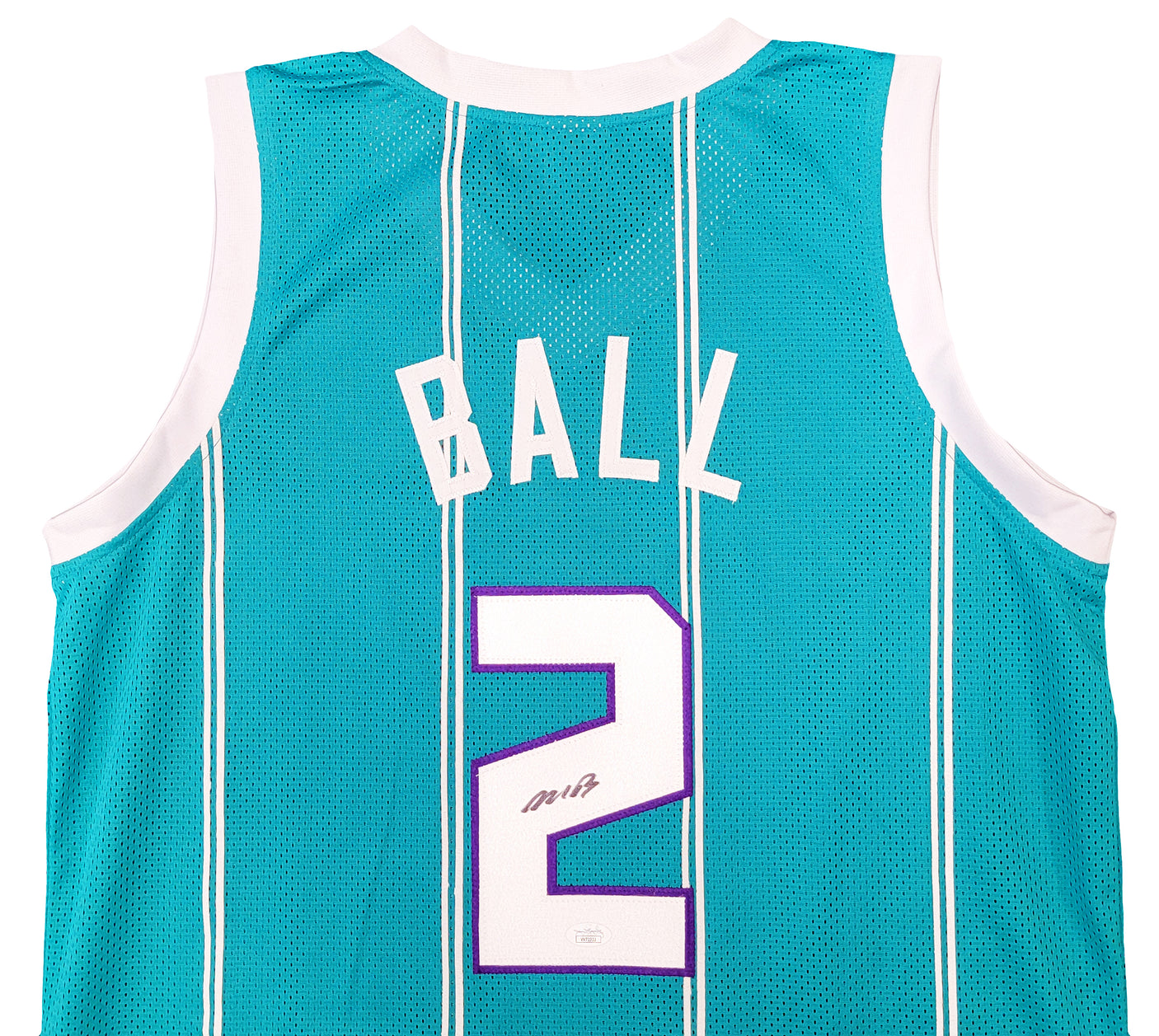 Charlotte Hornets LaMelo Ball Autographed Teal Jersey JSA Stock #207820